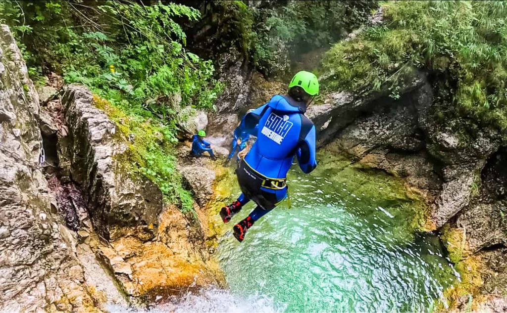 canyoneering soca slovenia